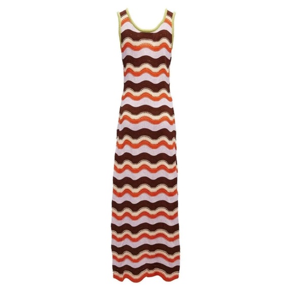La Double J - Wavy Knit Maxi Dress - Picture 1 of 6
